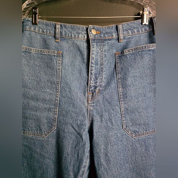 Madewell 90s Straight Utility Jean Size 31 Medium Wash - Picture 6 of 10